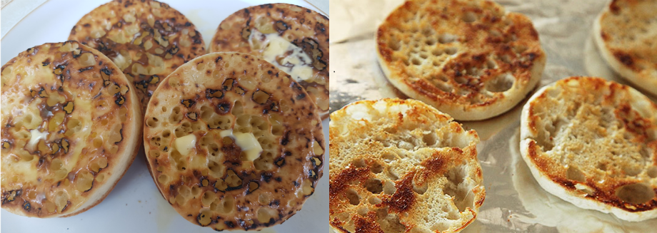 Crumpet Man, the history of crumpets